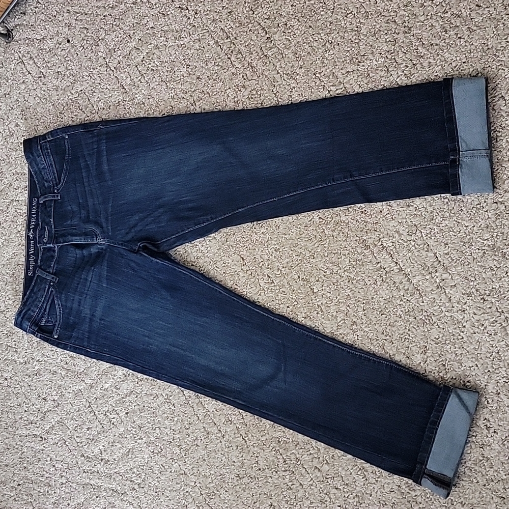 Simply Vera Vera Wang Roll Cuff Capri Jean
